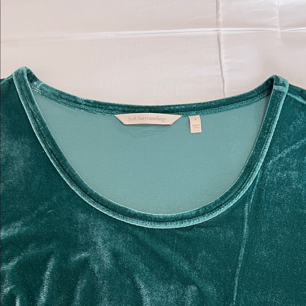 Soft Surroundings Deep Green Maxi Dress - Picture 3 of 10
